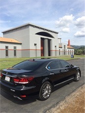 Our brand new Lexus at Clos Pegase Winery in Calistoga Our brand new Lexus at Clos Pegase Winery in Calistoga